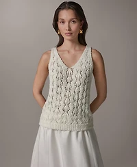 Donna Karan Weekend Women's Double V-Neck Tank Top
