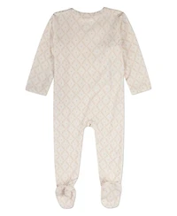 MeMoi Baby Boys Harlequin Diamond All Over Print Footie
