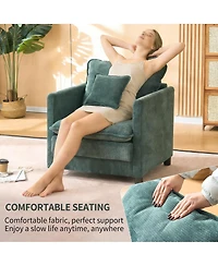 Streamdale Furniture Padded Armchair with 3-Pillow Comfort Set