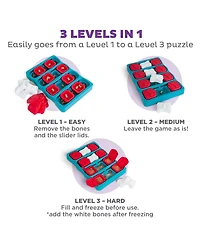 Aronkl Paw N Play Interactive Dog Puzzle Level 2 Intermediate Enrichment Treat Feeder Slow Eating Mental Stimulation