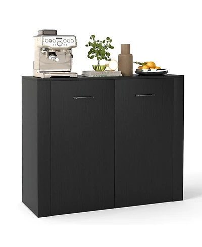 Sugift 38" Buffet Modern Sideboard Cabinet with Storage