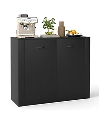 Sugift 38" Buffet Modern Sideboard Cabinet with Storage