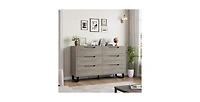 gaomon 6 Dresser for Bedroom, 47.2 in Wide Dresser