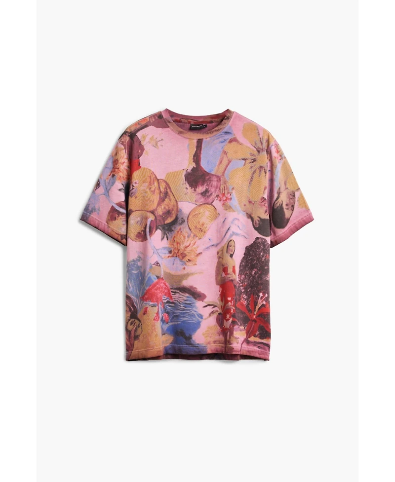 Desigual Men's Floral printed t-shirt