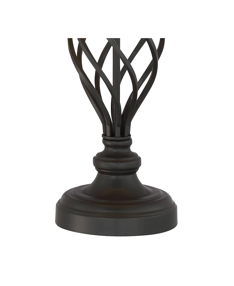 Franklin Iron Works Annie Modern Industrial Table Lamps 28" Tall Set of 2