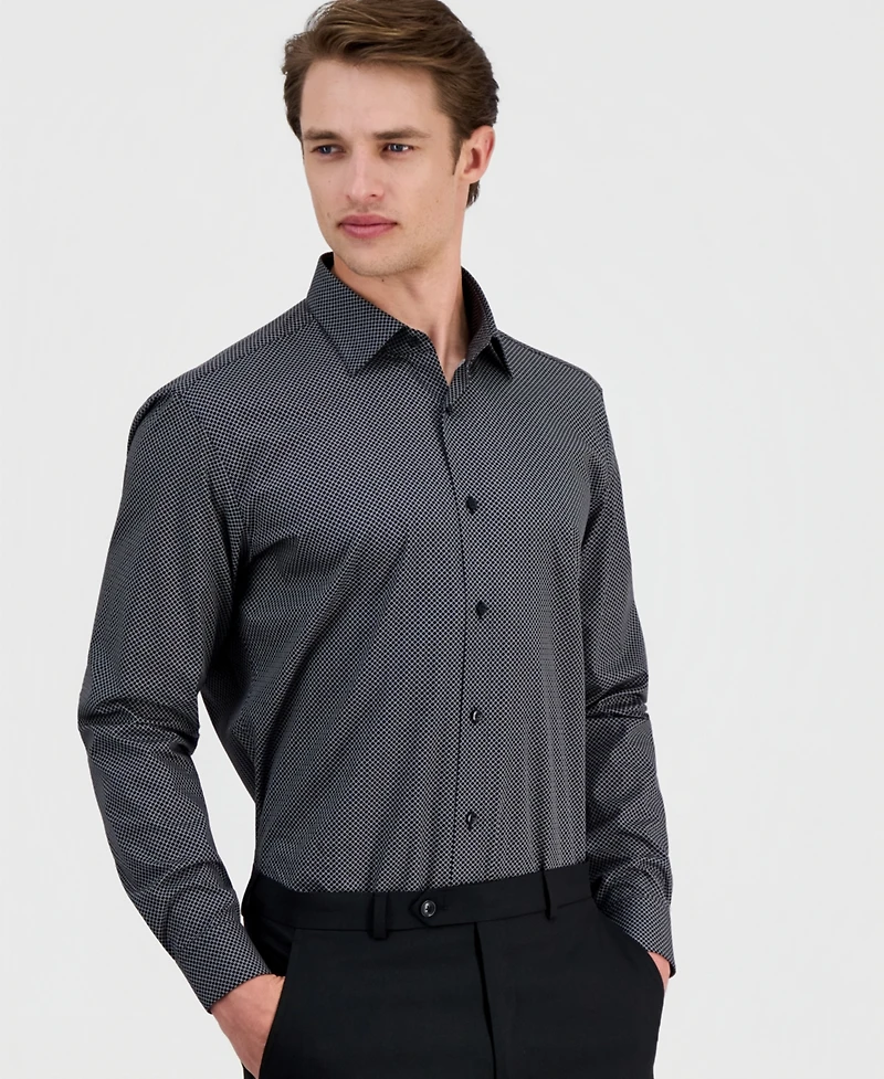 Hugo by Boss Men's Modern-Fit Patterned Dress Shirt