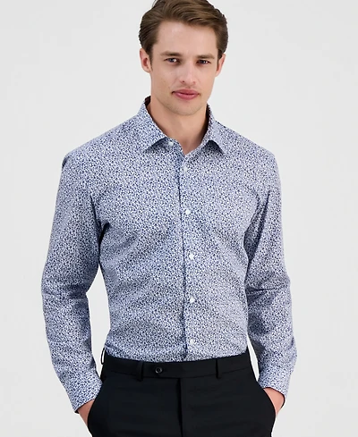 Hugo by Boss Men's Modern-Fit Patterned Dress Shirt