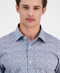 Hugo by Boss Men's Modern-Fit Patterned Dress Shirt