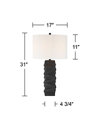 360 Lighting Aidan 31" High Modern Ceramic 3-Way Table Lamp