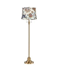 360 Lighting Dyna Traditional 58" Tall 2-Light Standing Floor Lamp Pull Chain