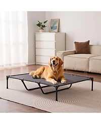 Sugift Elevated Dog Bed for Large Dogs Portable Raised Cot for Indoor and Outdoor Use