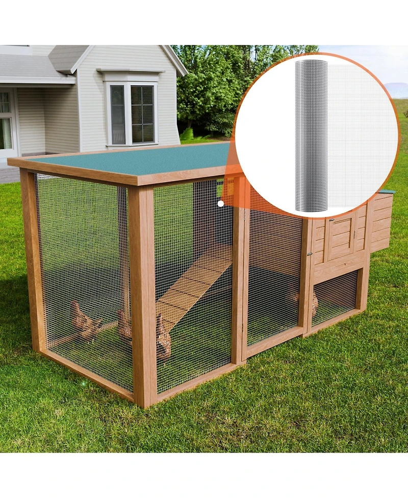 Sugift Hardware Cloth Galvanized Wire Mesh for Chicken Fencing