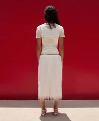 Selection Mango Women's Satin Bandeau Top