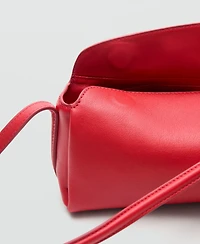 Selection Mango Women's Metal Detail Leather Shoulder Bag