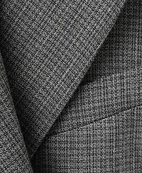 Selection Mango Women's Herringbone Double-Breasted Suit Blazer