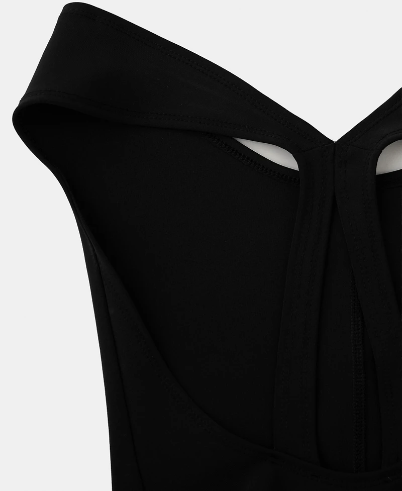 Selection Mango Women's Open Back Fitted Bodysuit