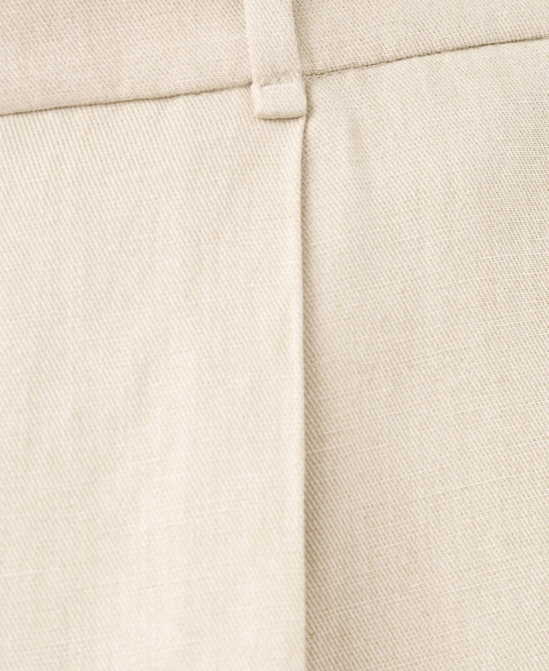 Selection Mango Women's Straight Mid-Rise Suit Pants