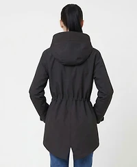 Rokka&Rolla Women's Stand Collar Trench Coat Windbreaker