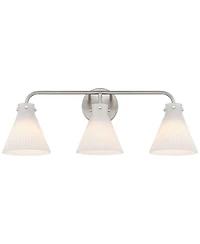 Possini Euro Design Possini Euro Cielo 24" Wide Brushed Nickel 3-Light Bath Light