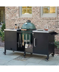 Streamdale Furniture Large Grill Table for Big Green Egg and Kamado Joe