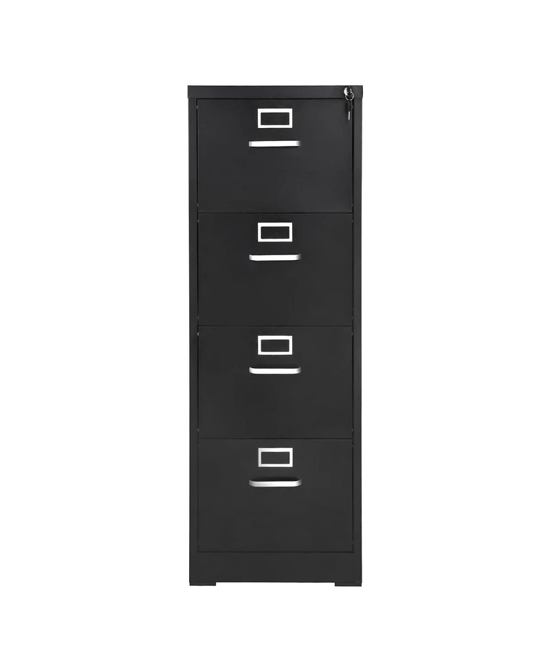 Gouun 4 Drawer File Cabinet with Lock, Metal Vertical Filing Storage Cabinets for Home Office, Heavy