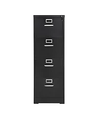 Gouun 4 Drawer File Cabinet with Lock, Metal Vertical Filing Storage Cabinets for Home Office, Heavy