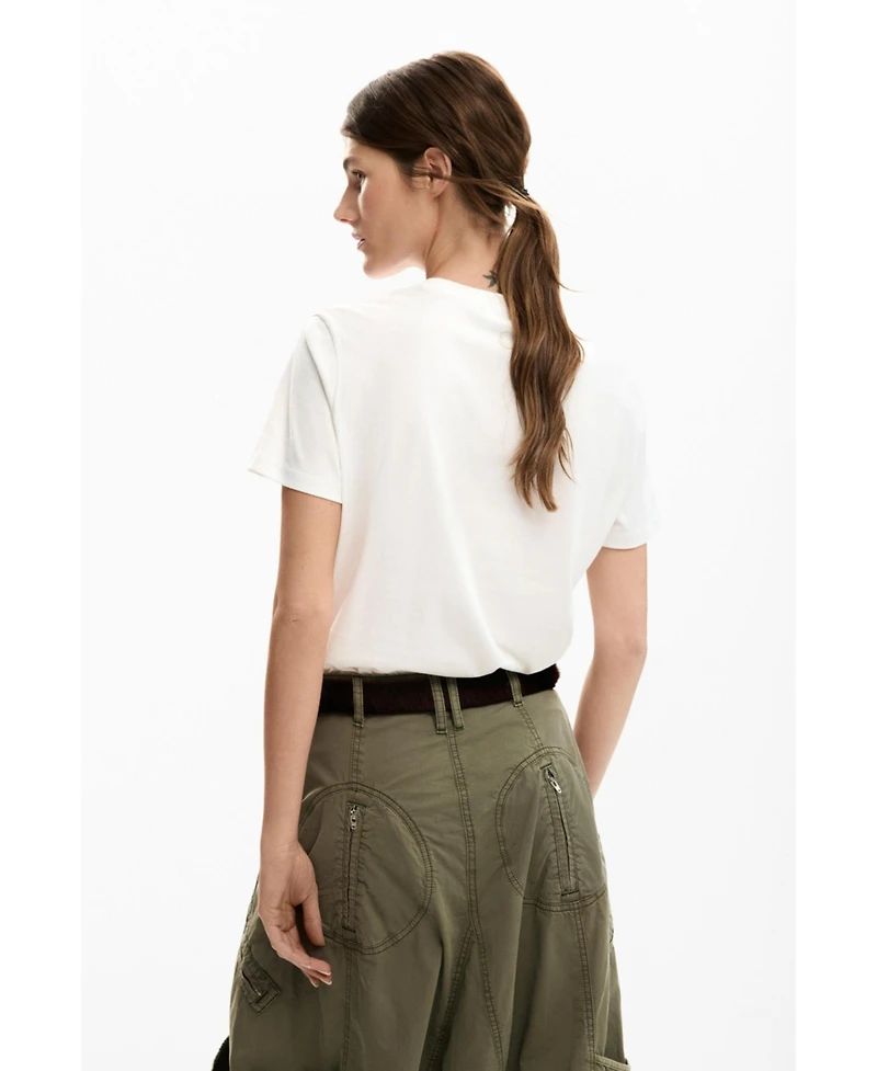 Desigual Women's Printed T-Shirt Vase