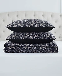Bcbg Floral Vanna Velvet 3-Pc. Quilt Set, King