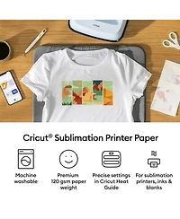 Cricut Sublimation Printer Paper - 8.5 in x 11 in, 100 Count