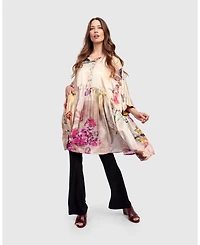 Alembika Women's Carlotta Babydoll Tunic Top