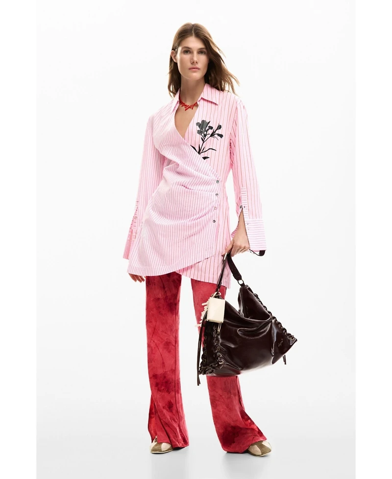 Desigual Women's Poplin Shirt Dress