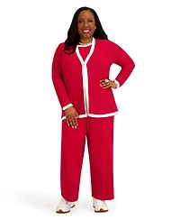 Kasper Women's V-Neck Button-Front Cardigan