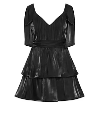 City Chic Women's Plus Betty Bow Mini Dress