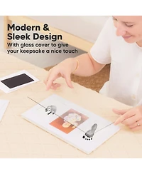 Inkless Baby Hand And Footprint Kit Frame, Mess Free Picture Frame for Newborn