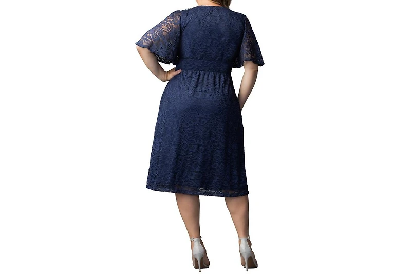 Kiyonna Plus Fable Lace Cocktail Dress