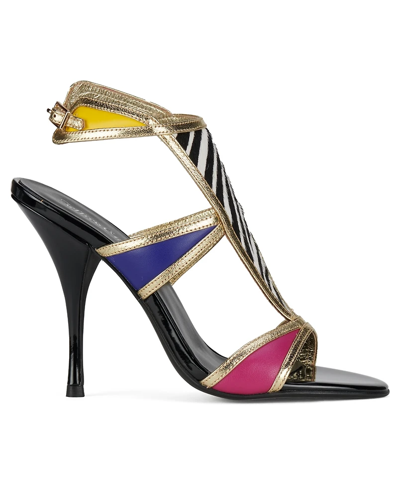Jeffrey Campbell Women's Kaleido-f T-Starp High Heel Dress Sandals