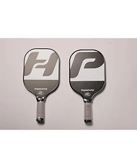 Happy Jump Usapa Approved Pickleball Rackets Set of 2, Fiberglass Paddles with Bag, 2 Indoor and 2 Outdoor Balls, Lightweight for Men and Women