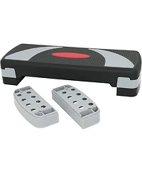 Zeny 31 Aerobic Step Platform, Adjustable Exercise Workout Stepper with Stable Risers, Stand Up Steppers for Exercise at Home, Fitness Equipment