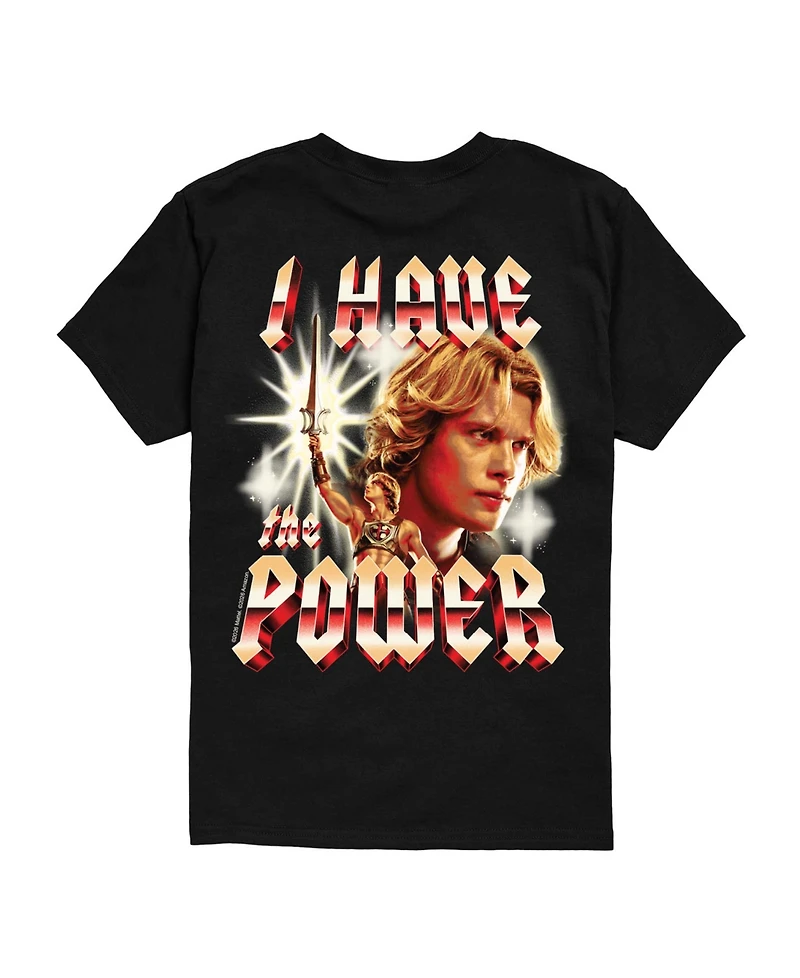 Hybrid Boys' 8-20 Masters of The Universe I Have Power Short-Sleeve Graphic T-Shirt