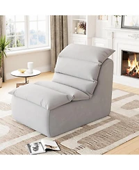 gaomon Bean Bag Chair for Adults, Fireside Lazy Sofa with Back Support, Memory Foam, Non-Slip, Living Room