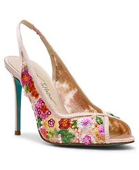 Betsey Johnson Women's Gerri Slingback Evening Sandals