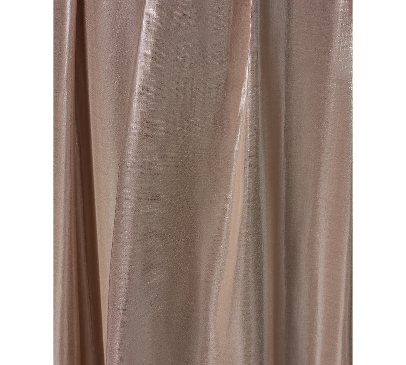 Donna Karan New York Women's Shine Pleated Metallic Midi Skirt