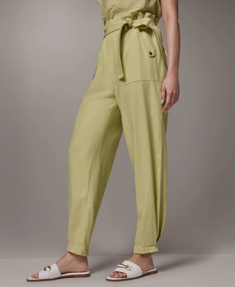 Donna Karan New York Women's Belted Wide Cuff Pants