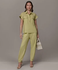 Donna Karan New York Women's Collared Neck Shirt