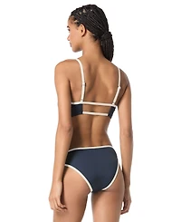 Kate Spade Women's Contrast-Trim Bralette Bikini Top, Exclusively at Macy's