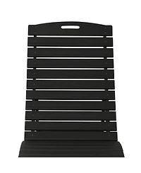 WestinTrends Outdoor Hdpe In-Pool Patio Chaise Lounge Chair With Wheels