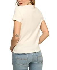 Lucky Brand Women's Mtv Americana Crewneck Graphic T-Shirt