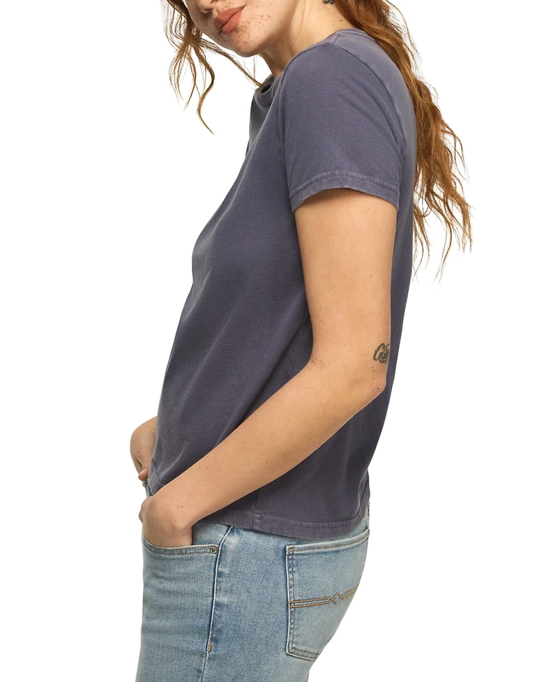 Lucky Brand Women's Rolling Stones Embellished Crewneck Graphic T-Shirt