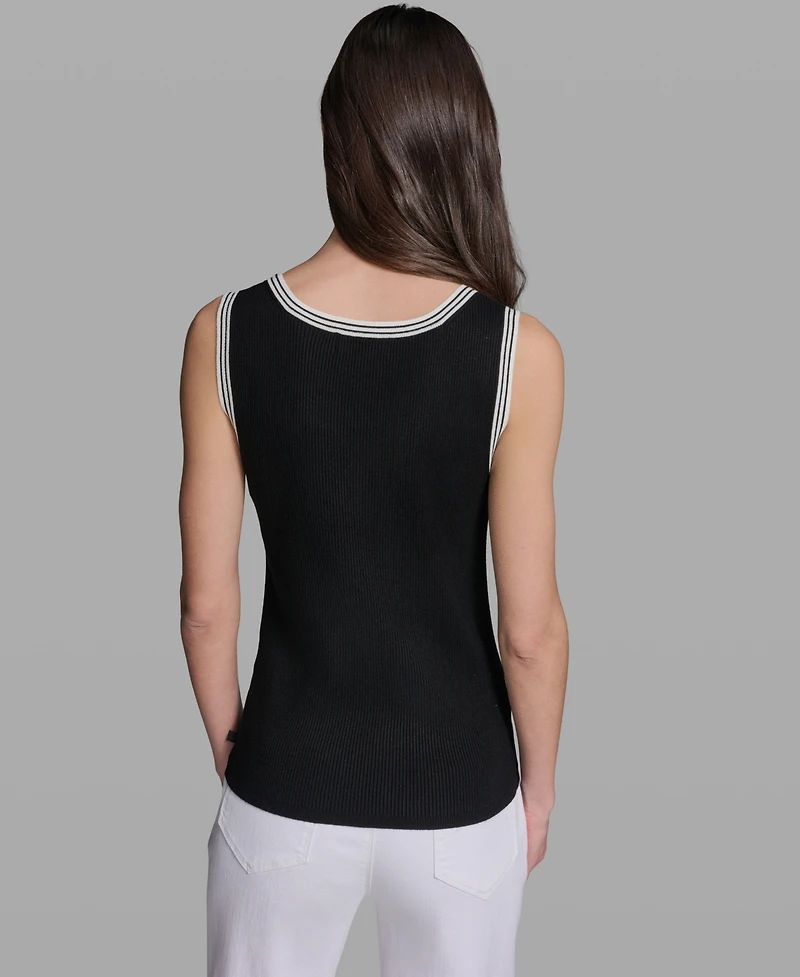 Karl Lagerfeld Paris Women's V-Neck Sweater