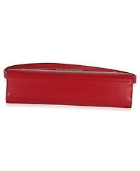 Pre-Owned Saint Laurent Red Calfskin Medium Manhattan Shoulder